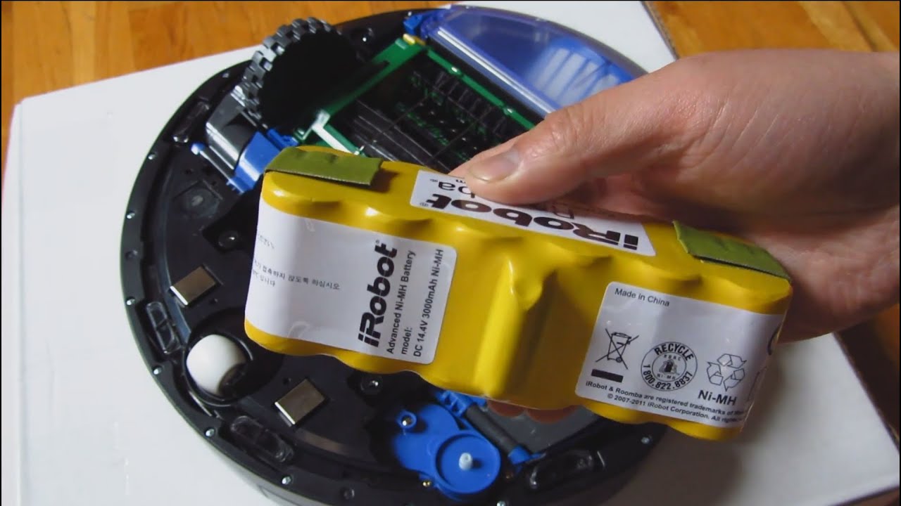 iRobot Roomba  How to Remove the Battery  YouTube