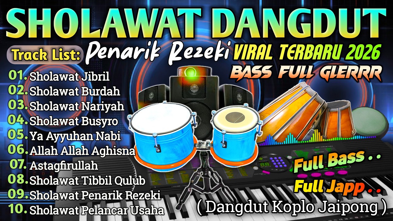 SHOLAWAT PENARIK REZEKI PALING DAHSYAT, Sholawat Nabi Muhammad SAW, Sholawat Jibril Paling Merdu