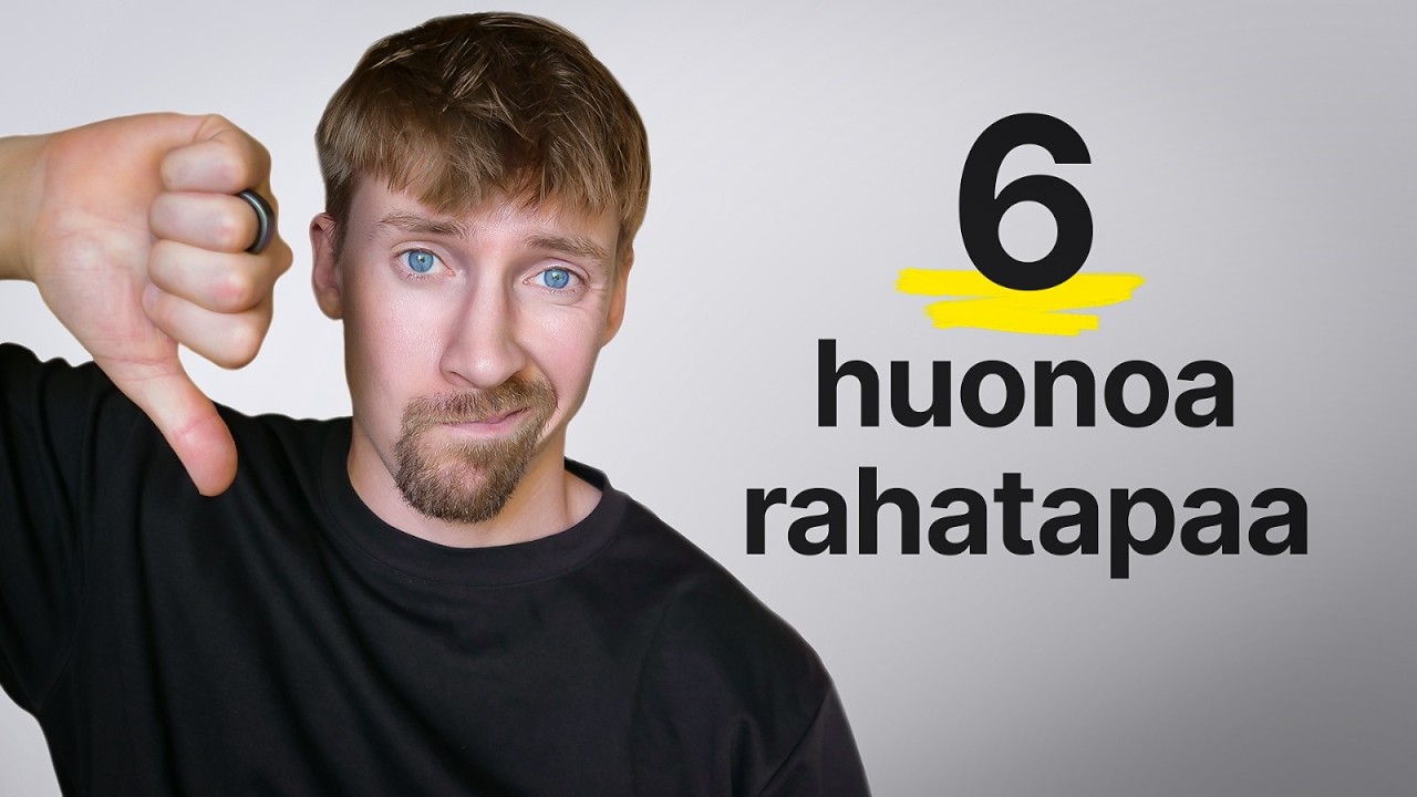 Tavat jotka pitää sut köyhänä