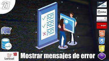27 Mostrar los ERRORES en pantalla en el curso de LARAVEL 10 - Sistema de control de asistencia