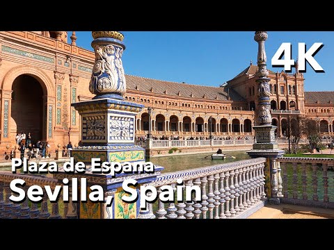 Vídeo: Descripció i fotos de la plaça d’Espanya (Plaça d’Espanya) - Espanya: Sevilla