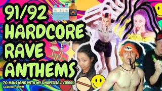 91/92 Hardcore Rave Anthems (70 mins with unofficial videos) 🥃🥃🥃🥃🥃🥃🥃 🚬 #RaversChoice by Lisahenderson1981 1,092 views 5 months ago 1 hour, 12 minutes