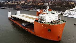 STILFOLD design of the Golden Bridge in Stockholm (Slussens Guldbron)
