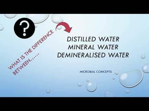 Video: Het gedistilleerde water minerale?