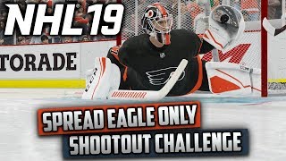 Can I Win A Shootout Using Only the Spread Eagle? (NHL 19 Challenge)