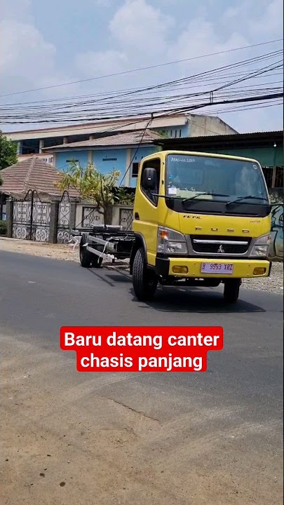 baru datang mitsubishi canter chasis panjang