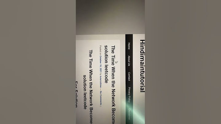The time when the network becomes idle solution leetcode