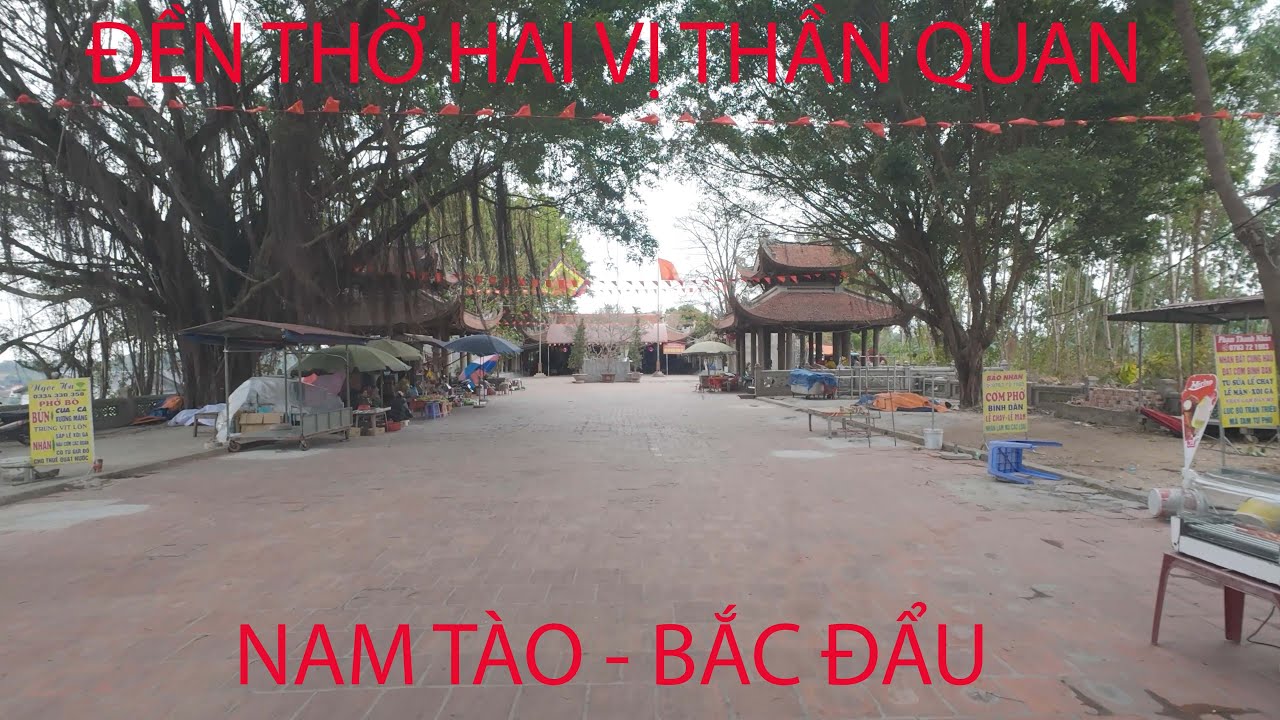 Đền Nam Tào, đền Bắc Đẩu, hai ngôi đền thờ hai vị thần quan thiên đình bao quanh đền Kiếp Bạc