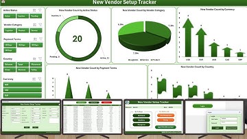 New Vendor Setup Tracker in Excel