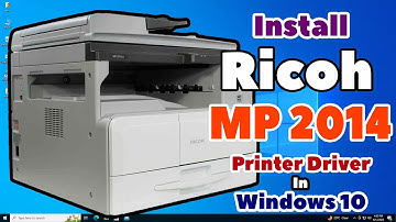 How to Download and Install Ricoh MP 2014 / 2014D / 2014AD Printer Driver in Windows 10 PC or Laptop