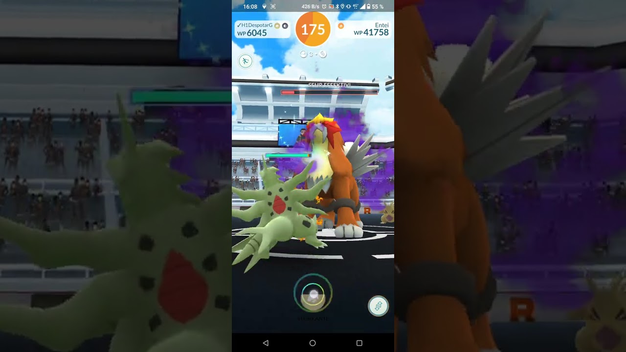 Pokémon Go Crypto-Raid Crypto-Entei/ Shadow-Entei 3 Players - YouTube