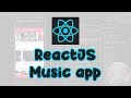 Ylight Music react music app overview and demo