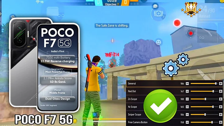 Poco F7 5G free fire sensitivity setting ⚙️ | Poco F7 5G free fire headshot setting ⚙️