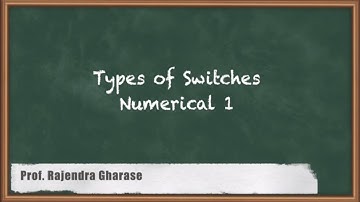 Solving GATE Numericals : Understanding Types Of Switches In Power Electronics | Numerical 1