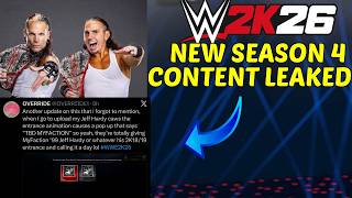 WWE2K26: NEW SEASON 4 RINGSIDE PASS CONTENT LEAKED!