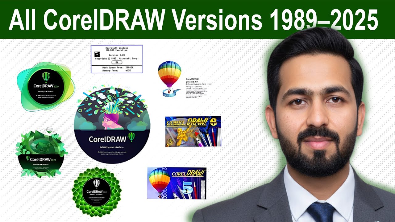 CorelDRAW All Versions Explained | Complete History of CorelDRAW (1989 ...