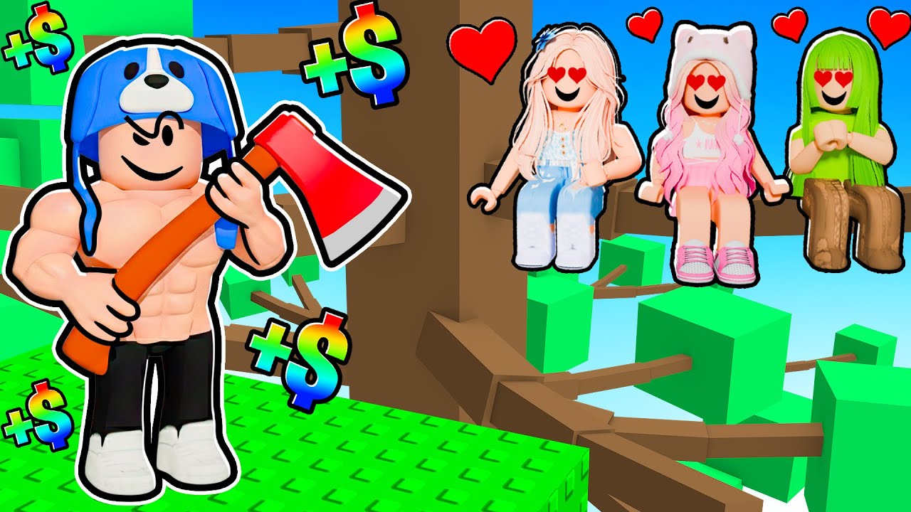 Spending TRILLIONS UPGRADING THE RAREST TREE To RIZZ GIRLS in Roblox!