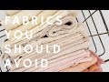 Fabrics You Should Avoid Buying And Wearing