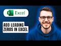 How To Add Leading Zeros In Excel [2026 Guide]