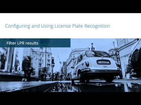 XProtect LPR: Filter LPR results