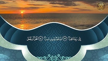 سورة القيامة للشيخ عبدالرحمن بن جمال العوسي