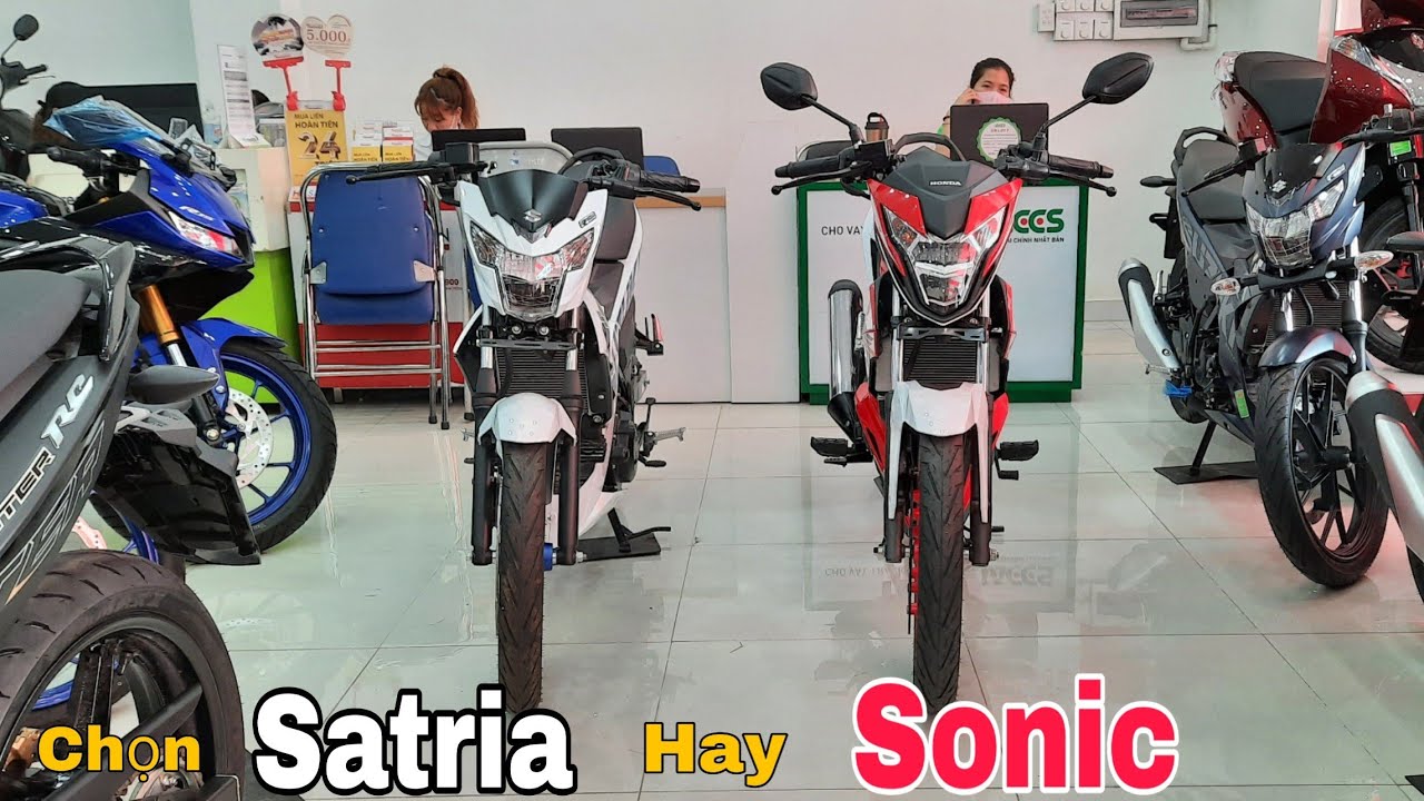 HCM  So sánh Honda Sonic và Suzuki Satria  Cộng đồng Biker Việt Nam