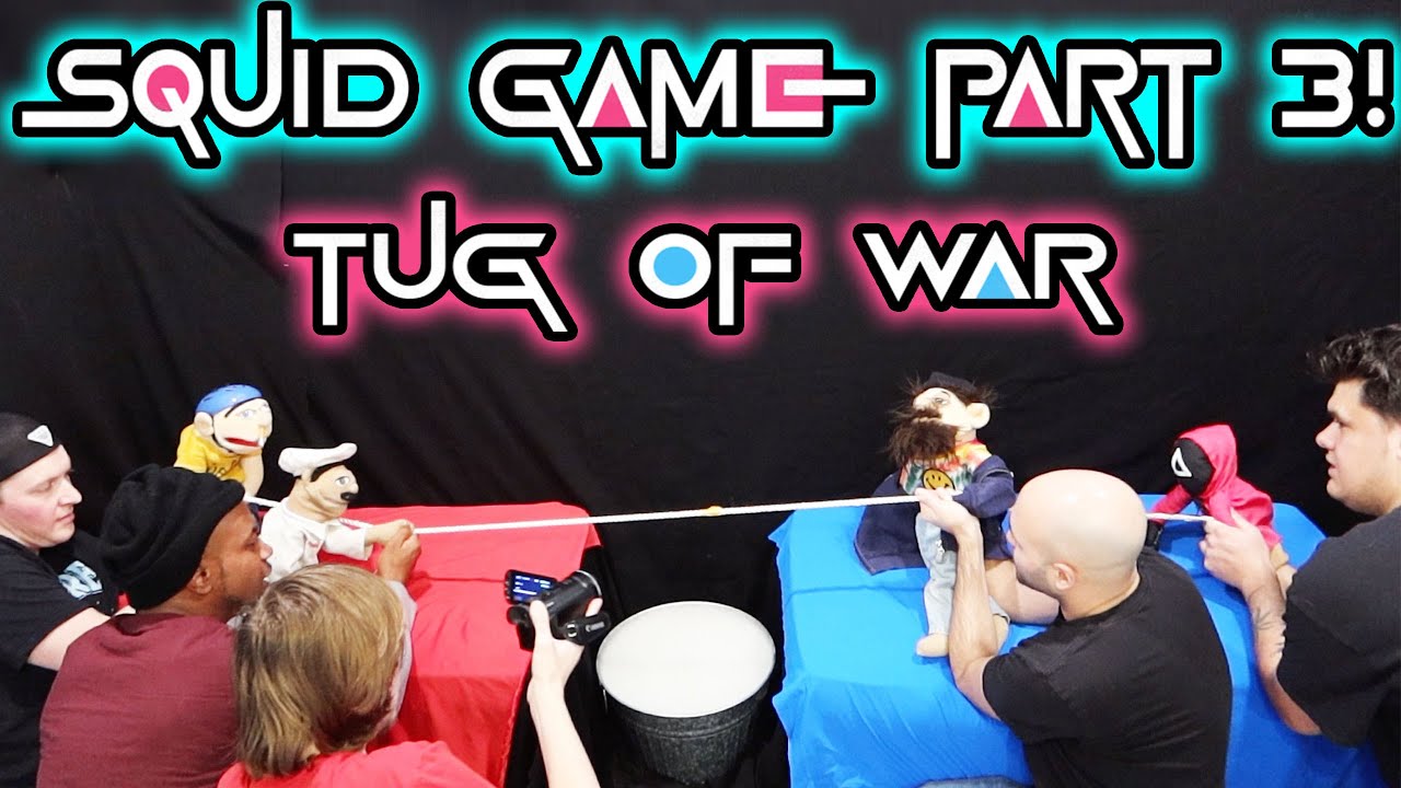 SQUID GAME PART 3! TUG OF WAR! YouTube