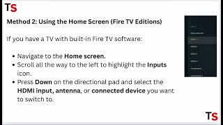 How to Change TV Input With Your Fire TV Remote - Switch Inputs Without TV Remote