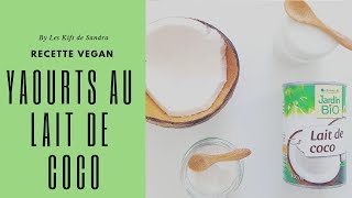 Yaourt au lait de coco vegan