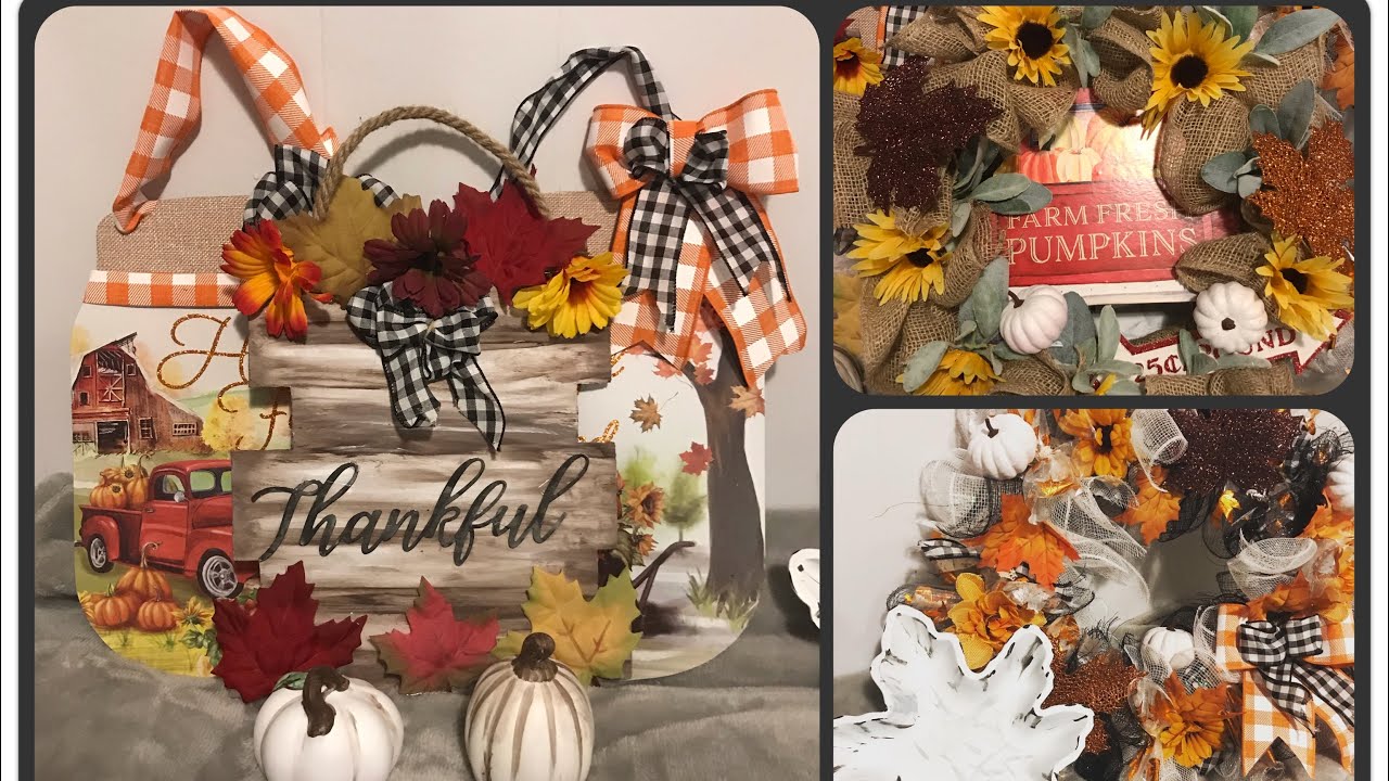 DIY FALL DECOR  2020 🍂 Dollar Tree Decor