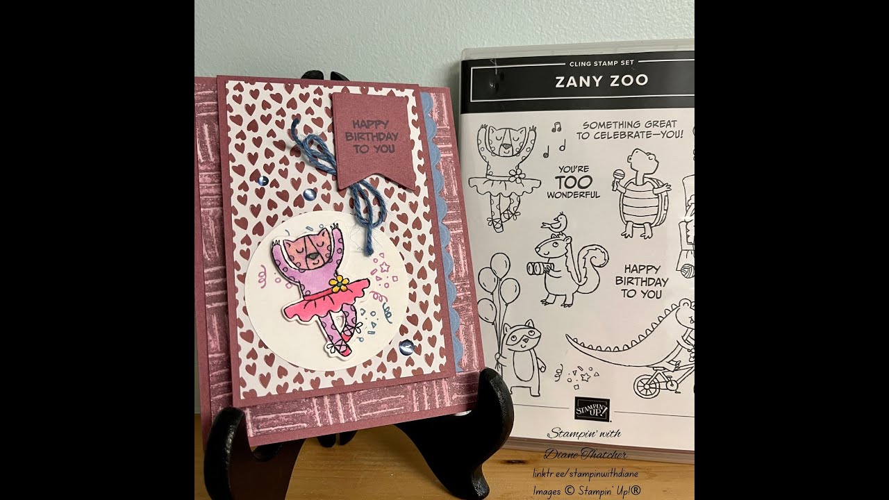 Zany Zoo Bundle - Stampin' with Diane - August 2023