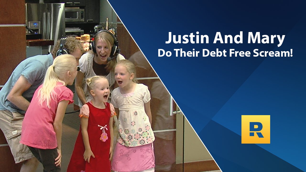 Justin And Mary Do Their Debt Free Scream! Justin And Mary Do Their Debt Free Scream!