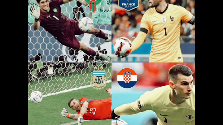 ياسين بونو الحارس الوحيد الذي وصل نصف النهائي دون تلقي أهداف  #المغرب #الارجنتين #فرنسا #كرواتيا