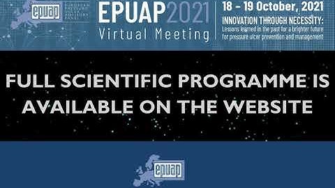 EPUAP Virtual 2021 Scientific Programme