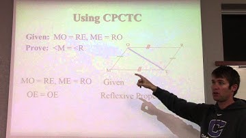 4.4 Using Congruent Triangles: CPCTC Mr. Gettman