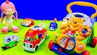 Feuerwehrauto Unboxing: Spielzeugautos für Kinder, Disney Toy movie Feuerwehr Vtech, Toys for Babies