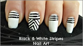 nail stripes easy beginners trendy