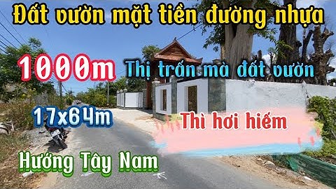 Đất Cần Giuộc Giá Rẻ| Đất vườn thị trấn mặt tiền đường nhựa.