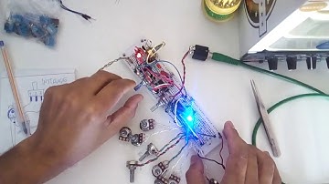 Atari Punk Sequencer Project on the breadboard