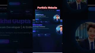 #portfolio #website #webdevelopment #developer #html #css #javascript #coding #frontend #shorts