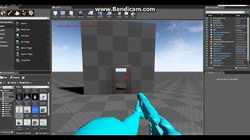 Opening doors with key and ray casting in UE4