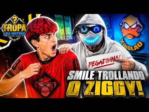 TROLEI O ZIGGY FINGINDO SER O SMILE! deu ruim