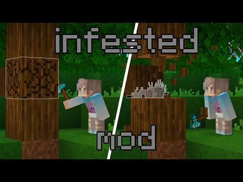 Minecraft but Every Block is Silverfish drove me crazy