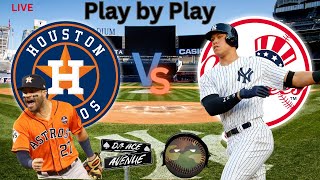 Houston Astros vs New York Yankees Live Play by Play
