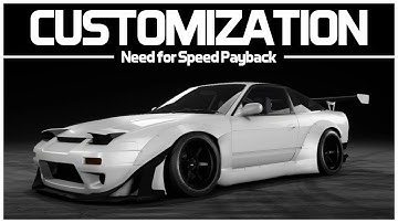 Need for Speed Payback - Preview Customization - Nissan 180SX Type X