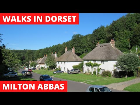 WALKS IN DORSET at MILTON ABBAS (inc MILTON ABBEY CHURCH) [4K]