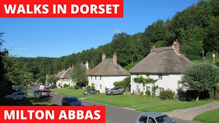 WALKS IN DORSET at MILTON ABBAS (inc MILTON ABBEY CHURCH) [4K]