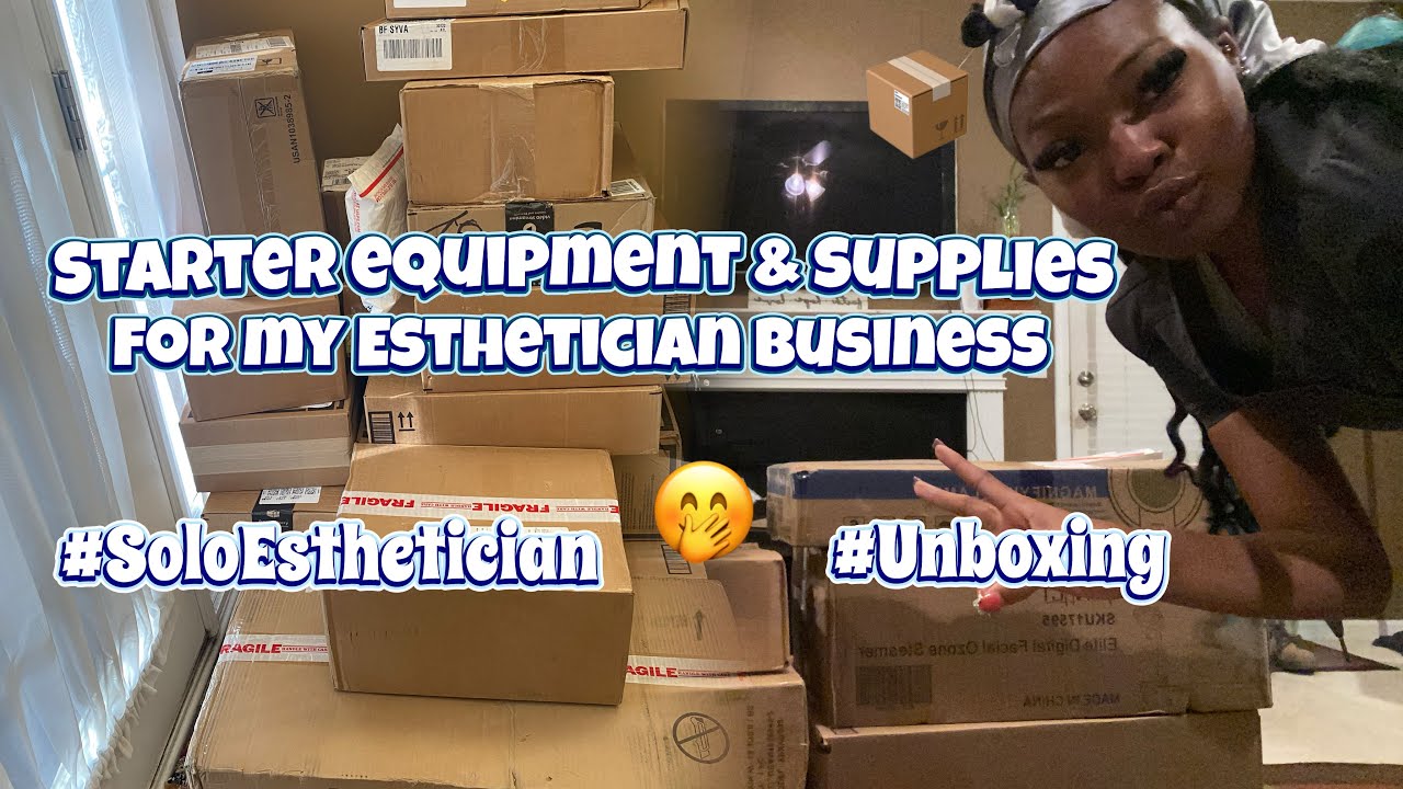 Starter equipment & supplies for my Esthetician business | Solo Esthetician | New Esthetician