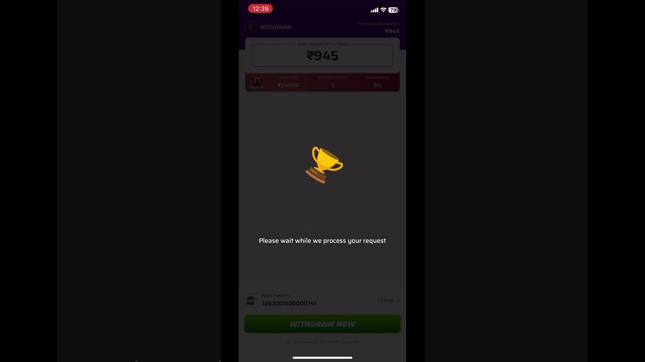 WINZO GAME WIDHROWAL 