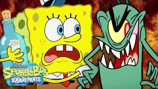 COUNTING Every Time Someone Says 'Plankton!' | 45 Minute Compilation | SpongeBob